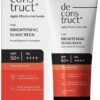 Deconstruct Brightening Sunscreen SPF 50+ And PA++++ | 8 hours Long Lasting Dewy Sunscreen | For Dry Skin | Water Resistant, No White Cast, Quick Absorbing | For Women and Men | 50gm
