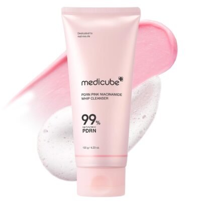 Medicube PDRN Pink Niacinamide Whip Cleanser 99%